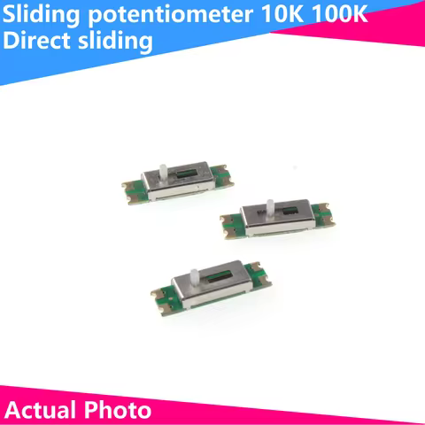 5pcs Sliding potentiometer 10KR 100K single link B104 patch small direct sliding potentiometer 051G 