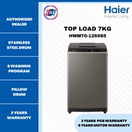 HAIER TOP LOAD 7KG HWM70-1269S5 (READY STOCK)-HAIER WARRANTY MALAYSIA