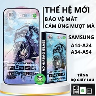 Samsung A14, A24, A34, A54 full screen tempered glass, shockproof, anti-fingerprint, screen protecto