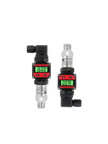 4-20mA LCD Pressure Transmitter 4-20ma 5V 10V Output Sensor Water Oil Gas -1-0-1000bar Pressure Meas