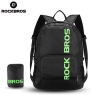 ROCKBROS Backpack Rainproof Foldable HIking Carrier Bag 10L Big Capacity Adjustbale School Bag Portable Storage Package