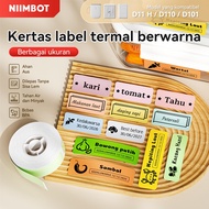 NIIMBOT D110/D11/D101 Color Label Paper, Name Stickers for Kindergarten & Classification