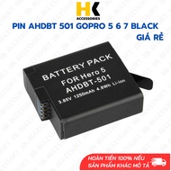 Pin AHDBT-501 1250mAh Gopro 5 6 7 Black thay thế pin theo máy