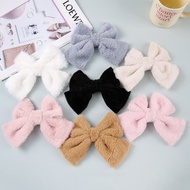 Plush Dovetail Large Bow Accessories Korean DIY Jewelry Accessories Sweet Headwear Shoes Socks Acces