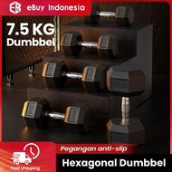 Ready 7.5KG Dumbbell set fitness equipment hexagonal Dumbbell with environmental protection Sports