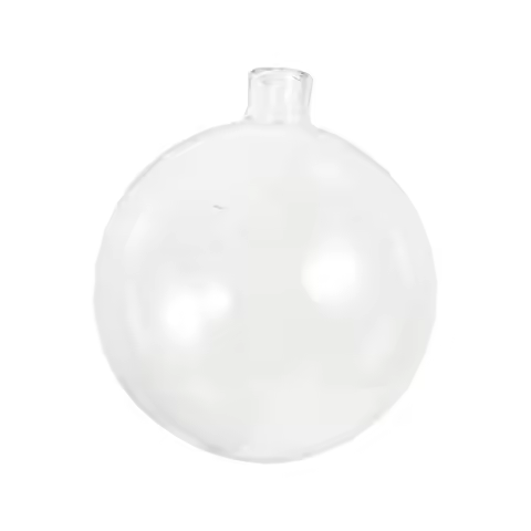 2pcs Pack Clear 11mm Opening g4 glass lamp shade replacement 80mm 100mm Molecular Lamp cover Sphere 