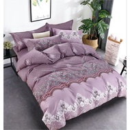 7 In 1 Set Cadar With Comforter King & Queen Size,, Selimut Tebal Comforter,, Cadar Getah Keliling