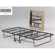 3V Foldable Single Bed Frame With Roller