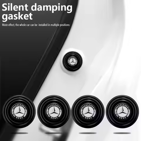 Car Silicone Door Shock Stickers Absorber Soundproof Buffer Pier For Mercedes Benz B/C/E/S Class A C