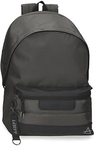 Dmas Laptop Backpack with Double Compartment, 39.6 cm, Grey, 31 x 44 x 15 cm, Polyester, 20.46 L, Gr