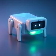 ESP32-Hi Smart AI Dialogue Robot Dog Xiaozhi AI-ESP32-C3AI Table Pet Color Screen Steering Gear Pupp