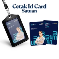 Cetak Kartu BUMN ID Card Bahan PVC Tebal Bisa Satuan