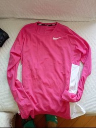 Nike 粉紅色 pink 波衫 球衣 運動衫  外套 風褸 jacket 長袖   Long Sleeve Shooting Shirt running 跑步 basketball 籃球 footb