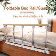 Safety Bed Rail No Punch Baby Bed Guard Rail Foldable Guardrail Bed Fence Baby Bed Grab Bar Fall Pre