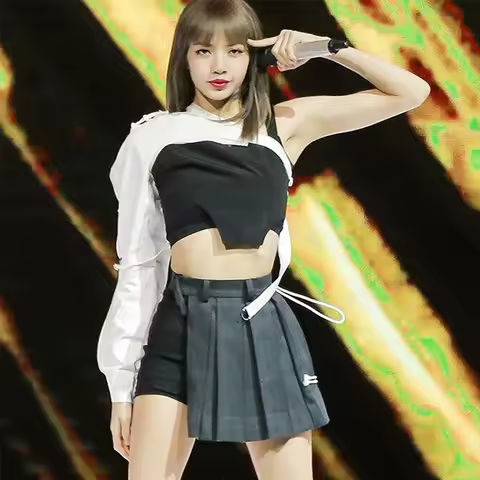 New Girl Group Jazz Dance Costumes Nightclub Female Singer Gogo Dancer Stage Performance Suit Pole S