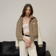 Celcius WOMAN Cropped Bomber Jacket I31000062W Brown