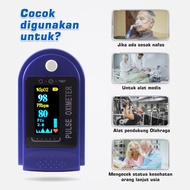 Fingertip Pulse Oximeter Sp02 Alat Kesehatan Cek Detak Jantung