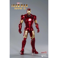 Marvel Avengers ZD Toys 1/5 14Inches Iron Man Mark 3 LED Version Action Figure Tony Stark Captain Am