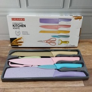 Pisau Set Dapur / Corrugated Kitchen Knife 6 IN1