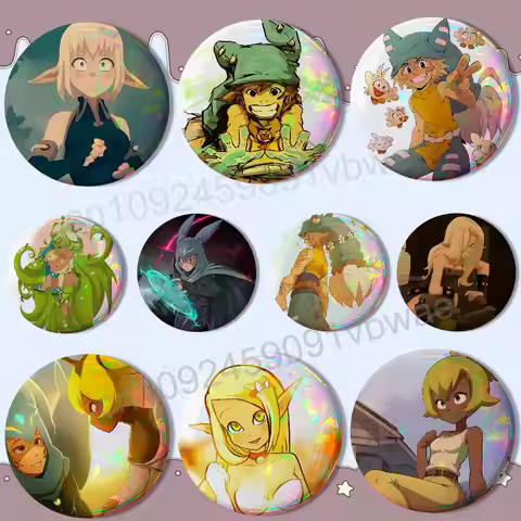 Amalia Percedal Wakfu Yugo Creative Round Badge Button Pin Bag Decor Fans Collection Friends Gift Br