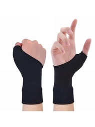 件/對運動手腕拇指支撐穩定器壓縮手腕支撐手套用於緩解扭傷
