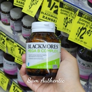 Blackmores Mega B Complex Australian B vitamin pills 75 pills
