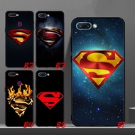 OPPO F5 F3 F1S F1 Plus Soft Phone Case Superman Logo OPPO F11 Pro F9 Pro R9S Silicone Cover
