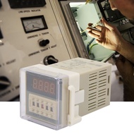 zoomfashion Pbzydu Delay Time Relay  LCD Display 8 Pins Timer O111ROM DH48S-2Z 0.01S-9999H(12VAC/DC)