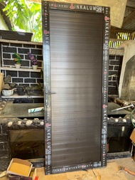 Pintu alumunium. Pintu swing Pintu set pintu panel doble T200cm x L90cm BAHAN INKALUM LEBIH TEBAL