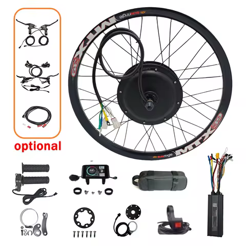 48V-72V 3000W 24" 26" 27.5" 29" Ebike MTX39 Rear Motor Wheel Conversion Kits dropout 135mm/155mm