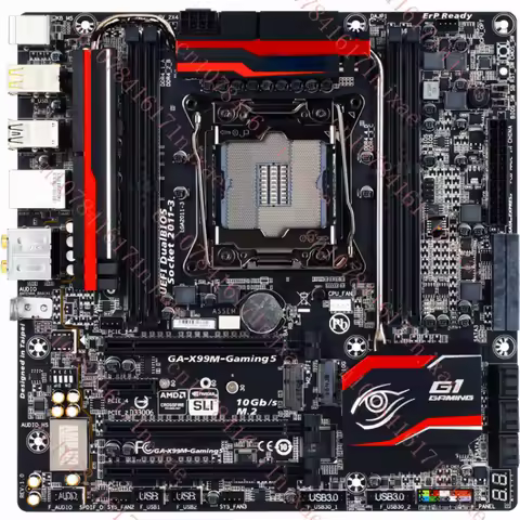 For GIGABYTE GA-X99M-Gaming5 System Board LGA2011-v3 DDR4 64G Motherboard Test.