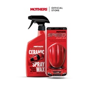 [เซ็ตสเปรย์แว็กซ์เซรามิก] Mothers® Ceramic Spray Wax + Speed Clay 2.0
