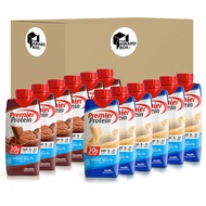 Premier Protein High Protein Shake, Chocolate and Vanilla Variety pack, 11 Fl oz. 6 of each flavor (