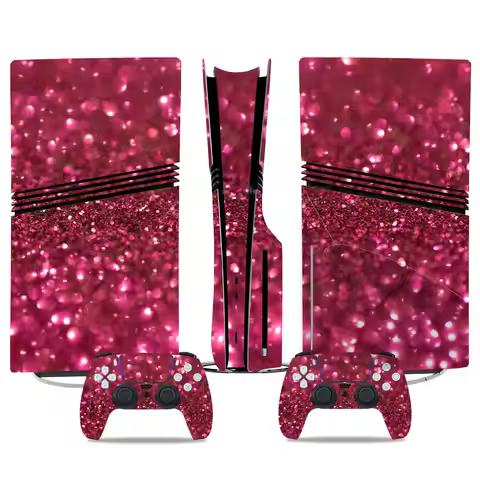 New game PS5 pro disc edition Skin Sticker Decal Cover for PS5 pro disc Console and 2 Controllers PS