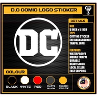 DC COMIC LOGO STICKER. MARVEL STICKER. JUSTICE LEAGUE. SUPER HERO STICKER. CAR STICKER.STICKER KERET