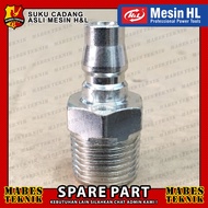 MESIN Coupler HL PM 40 1/2" Spare Part COMPRESSOR Engine HL [AATC0006] Official Spare Parts H&L SP-H