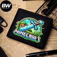 Men's Canvas Wallet Premium Canvas Wallet Boys' Wallet fashion distro Wallet MINECRAFT MOTIF