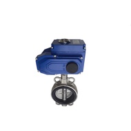 Electric Actuator + butterfly Valve 220V on-off type Valve body SS304 size 2 inch =DN50 for inner di