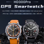 GPS WATCH HD300 pro Smart Watch For Men Waterproof Diving Swimming LED Outdoor  AMOLED SmartWatch BT