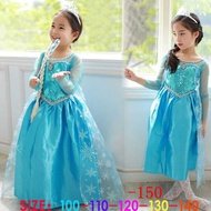 Frozen Princess Dress Elsa Elsa Dress Long Dress Elsa Queen Clothes Children Dress Girls Dress