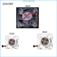 VIVI 3010 4010 2510 Cooling Fan 12V 24V Silent Quiet Cooler Heatsink  Printer Parts