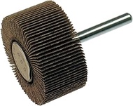 Yanase Flap Wheel with Shaft 2.0 x 0.2 inch (50 x 6 mm) Shaft A#60 Metal Inner Surface, Curved Surfa