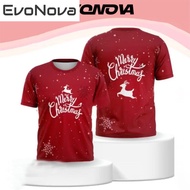 EvoNova 2025 Microfiber Christmas T-Shirt for Adults & Kids