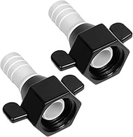 WASSERMANN RV Plumbing Parts, 1/2"NPSF-1/2"Barb Straight Swivel Adapter, Water Pump Fittings for Wat