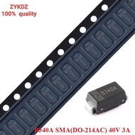 100pcs/50pcs B340A 3.0A B340 40V 3A SMA DO-214AC Schottky Diode Diodo Barrier Rectifier