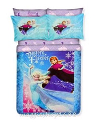 4尺半限時優惠*Dinsey 迪士尼冰雪奇緣Frozen Elsa Anna 1080針床笠枕袋被袋床單套裝四件套