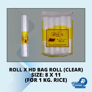 ROLL-X PLASTIC ROLL CLEAR BAG 8X11 / PLASTIC LABO