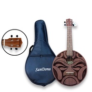 Premium Concert Sandona 4-String Ukulele Guitar UKC-TIKI-3