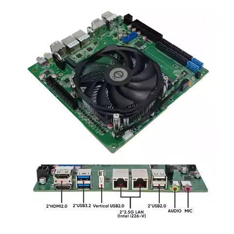 Topton N21 11-Bay ITX NAS Motherboard AMD Ryzen 9 5900HX 7 5825U 5600U 3*NVMe 8*SATA 2*2.5G LAN 2*DD