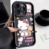 Casing Huawei P20 Lite 2019 P20 P30 P40 P50 Pro Casing Silicone Cute KT Cat Phone Case